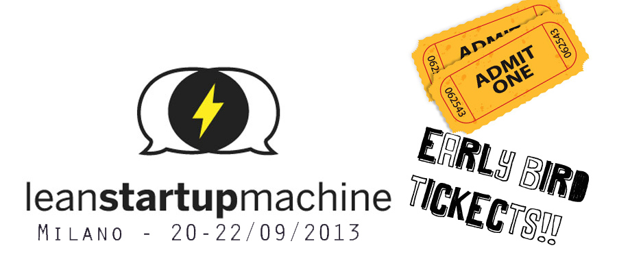 Lean Start Up Machine Milano: con idea-re 10% sconto sul biglietto!